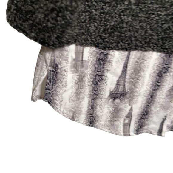 Style & Co Sweater Women's Petite Medium Teddy Pullover Layered Top NWT - Picture 4 of 11